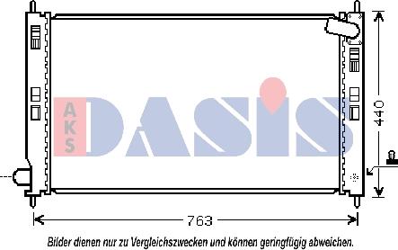 AKS Dasis 140093N - Radiator, mühərrikin soyudulması furqanavto.az