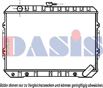 AKS Dasis 140820N - Radiator, mühərrikin soyudulması furqanavto.az