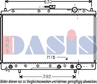 AKS Dasis 140720N - Radiator, mühərrikin soyudulması furqanavto.az