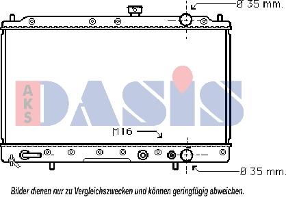 AKS Dasis 141240N - Radiator, mühərrikin soyudulması furqanavto.az