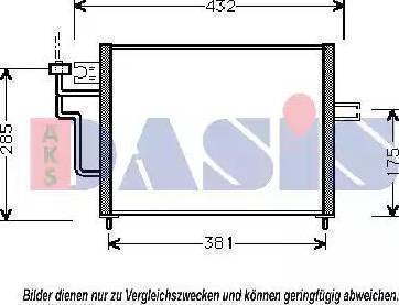 AKS Dasis 142080N - Kondenser, kondisioner furqanavto.az