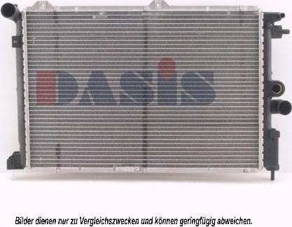 AKS Dasis 150610N - Radiator, mühərrikin soyudulması furqanavto.az