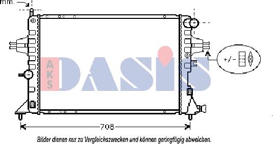 AKS Dasis 150046N - Radiator, mühərrikin soyudulması furqanavto.az