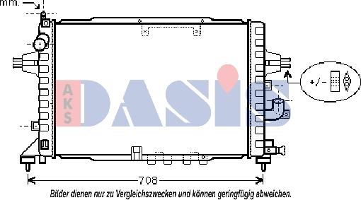 AKS Dasis 150064N - Radiator, mühərrikin soyudulması furqanavto.az