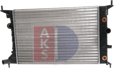 AKS Dasis 150800N - Radiator, mühərrikin soyudulması furqanavto.az