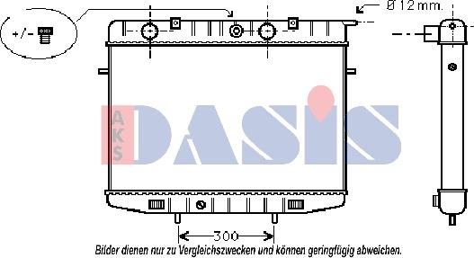 AKS Dasis 150700N - Radiator, mühərrikin soyudulması furqanavto.az