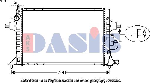 AKS Dasis 151920N - Radiator, mühərrikin soyudulması furqanavto.az