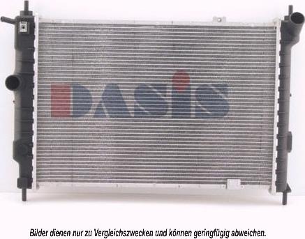 AKS Dasis 151450N - Radiator, mühərrikin soyudulması furqanavto.az