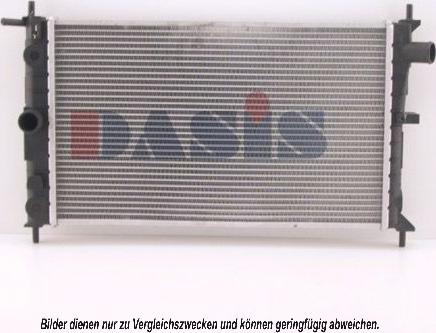 AKS Dasis 151520N - Radiator, mühərrikin soyudulması furqanavto.az