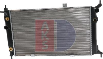 AKS Dasis 151030N - Radiator, mühərrikin soyudulması furqanavto.az