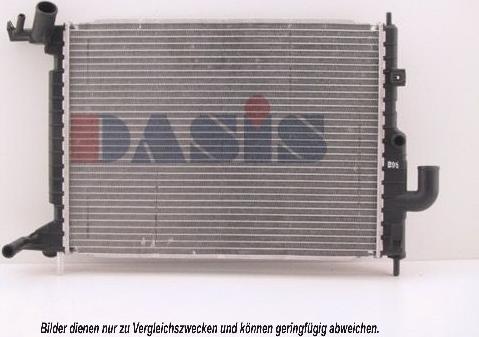 AKS Dasis 151880N - Radiator, mühərrikin soyudulması furqanavto.az