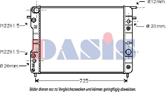 AKS Dasis 151210N - Radiator, mühərrikin soyudulması furqanavto.az