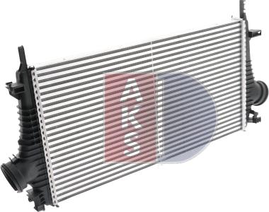 AKS Dasis 157029N - Intercooler, şarj cihazı furqanavto.az