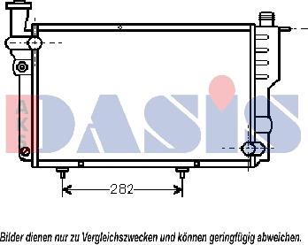 AKS Dasis 160930N - Radiator, mühərrikin soyudulması furqanavto.az