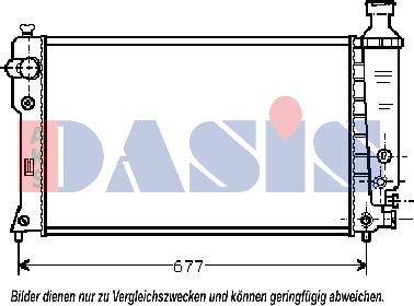 AKS Dasis 160068N - Radiator, mühərrikin soyudulması furqanavto.az