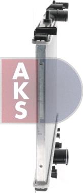 AKS Dasis 160017N - Radiator, mühərrikin soyudulması furqanavto.az