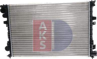 AKS Dasis 160021N - Radiator, mühərrikin soyudulması furqanavto.az