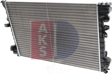 AKS Dasis 160021N - Radiator, mühərrikin soyudulması furqanavto.az