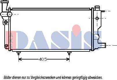 AKS Dasis 160071N - Radiator, mühərrikin soyudulması furqanavto.az