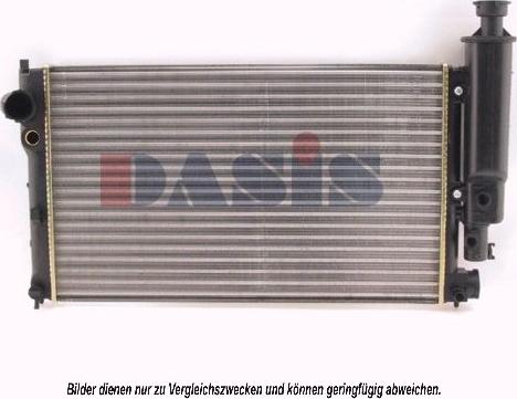 AKS Dasis 161320N - Radiator, mühərrikin soyudulması furqanavto.az