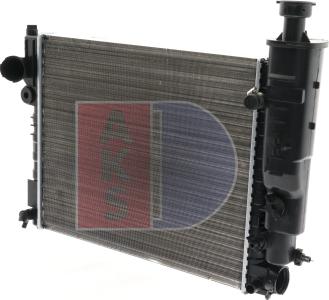 AKS Dasis 161260N - Radiator, mühərrikin soyudulması furqanavto.az