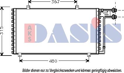 AKS Dasis 162170N - Kondenser, kondisioner furqanavto.az