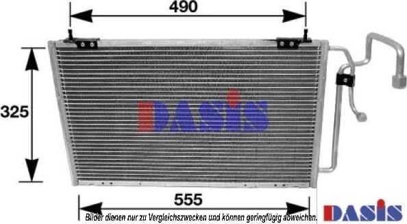 AKS Dasis 162210N - Kondenser, kondisioner furqanavto.az