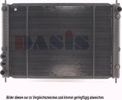 AKS Dasis 100960N - Radiator, mühərrikin soyudulması furqanavto.az