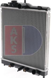 AKS Dasis 100014N - Radiator, mühərrikin soyudulması furqanavto.az