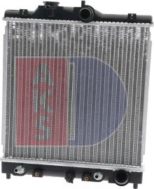 AKS Dasis 100017N - Radiator, mühərrikin soyudulması furqanavto.az