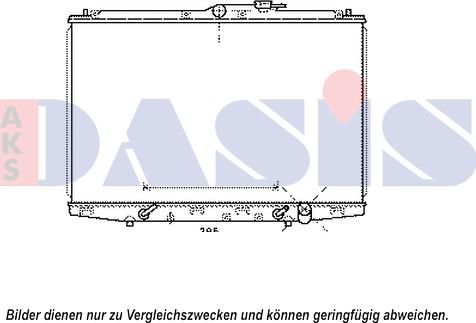 AKS Dasis 100076N - Radiator, mühərrikin soyudulması furqanavto.az