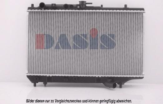 AKS Dasis 110480N - Radiator, mühərrikin soyudulması furqanavto.az