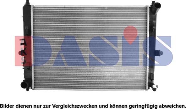 AKS Dasis 110096N - Radiator, mühərrikin soyudulması furqanavto.az