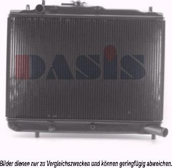 AKS Dasis 110720N - Radiator, mühərrikin soyudulması furqanavto.az