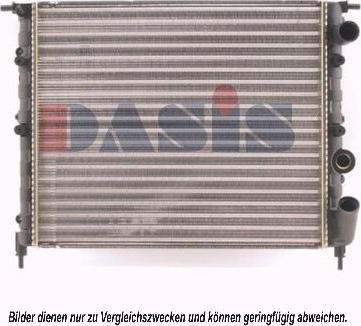 AKS Dasis 180510N - Radiator, mühərrikin soyudulması furqanavto.az