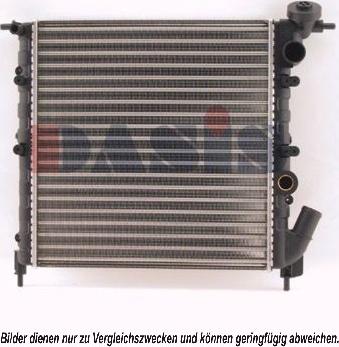 AKS Dasis 180670N - Radiator, mühərrikin soyudulması furqanavto.az