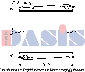 AKS Dasis 180045N - Radiator, mühərrikin soyudulması furqanavto.az