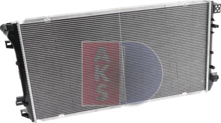 AKS Dasis 180059N - Radiator, mühərrikin soyudulması furqanavto.az