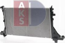AKS Dasis 180104N - Radiator, mühərrikin soyudulması furqanavto.az