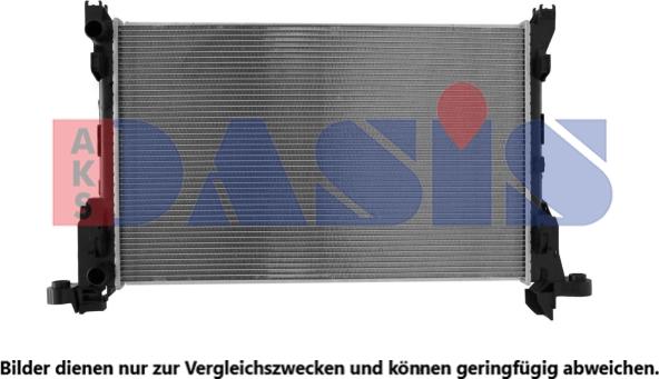 AKS Dasis 180108N - Radiator, mühərrikin soyudulması furqanavto.az