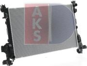 AKS Dasis 180107N - Radiator, mühərrikin soyudulması furqanavto.az