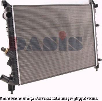 AKS Dasis 180810N - Radiator, mühərrikin soyudulması furqanavto.az