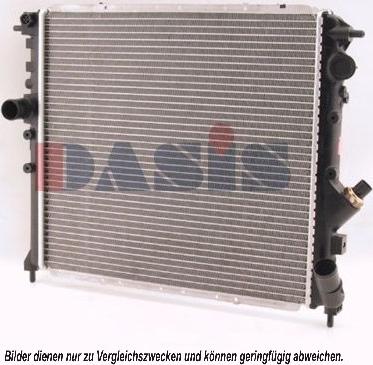 AKS Dasis 180820N - Radiator, mühərrikin soyudulması furqanavto.az