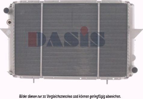 AKS Dasis 180390N - Radiator, mühərrikin soyudulması furqanavto.az