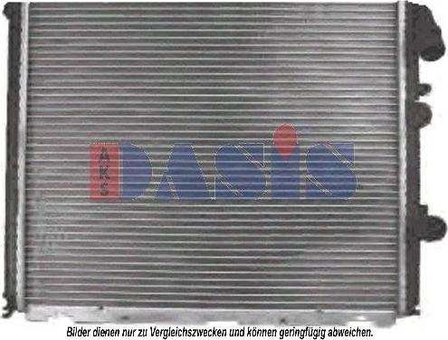 AKS Dasis 181800N - Radiator, mühərrikin soyudulması furqanavto.az
