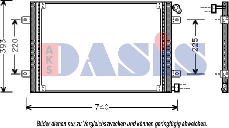 AKS Dasis 182430N - Kondenser, kondisioner furqanavto.az