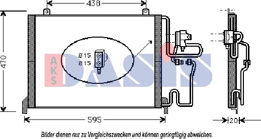 AKS Dasis 182015N - Kondenser, kondisioner furqanavto.az