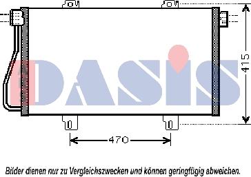 AKS Dasis 182029N - Kondenser, kondisioner furqanavto.az