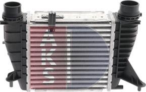 AKS Dasis 187035N - Intercooler, şarj cihazı furqanavto.az