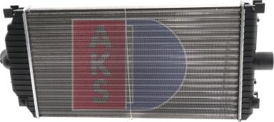 AKS Dasis 187180N - Intercooler, şarj cihazı furqanavto.az